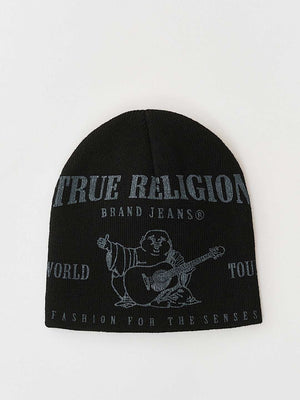 True Religion Srs Beanie Jet Black