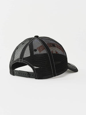 True Religion Dragon Trucker Cap Jet Black