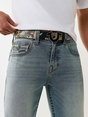 True Religion Dragon Hs Belt Jet Black