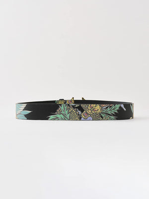 True Religion Dragon Hs Belt Jet Black