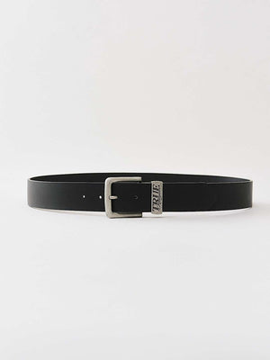True Religion Buckle Belt Jet Black