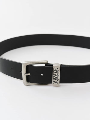 True Religion Buckle Belt Jet Black