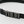 True Religion Logo Buckle Belt Jet Black
