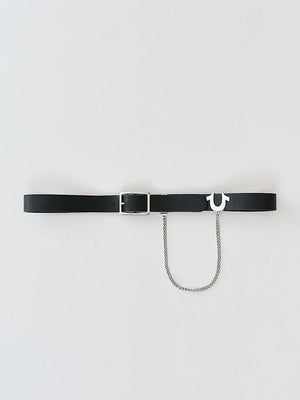 True Religion Hs Chain Belt Jet Black