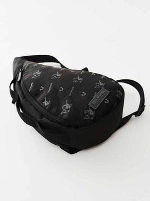 True Religion Monogram Sling Bag Jet Black