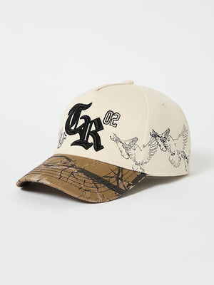 True Religion Headwear Old English Tr White / Camo