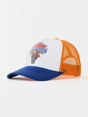 True Religion Item Hs Basketball Trucker White / Orange / Blue