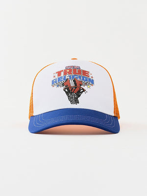 True Religion Item Hs Basketball Trucker White / Orange / Blue