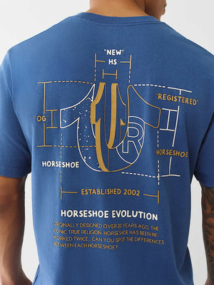 True Religion T-Shirt Ss Registered Hs Spec Vintage Navy