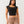 True Religion Lace Cap Scoop Neck Tee Jet Black