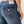 True Religion Jean Ladies Billie SN MR Flap Straight Medium Blizzard Wash