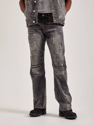 True Religion Joey Jeans Denim Stack Harmonium Grey Wash