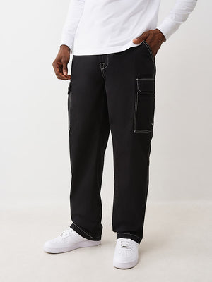 True Religion Ripstop Cargo Sn S Jet Black