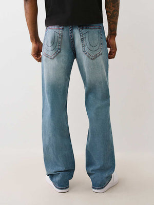 True Religion  Billy Sn No Flap 34In Desperado Medium Wash W/ Rips