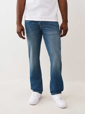 True Religion Denim Ricky Sn Flap Straight Medium Spiced Orchard Wash